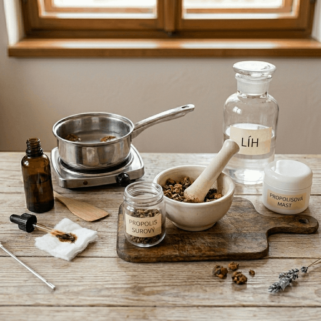 Propolis domácí výroba